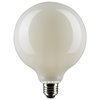 Satco 4.5 Watt G40 LED Lamp, White, Medium Base, 90 CRI, 4000K, 120 Volts S21251